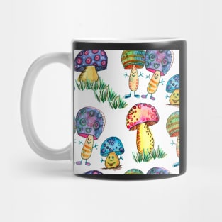 a small mushroom family Mug